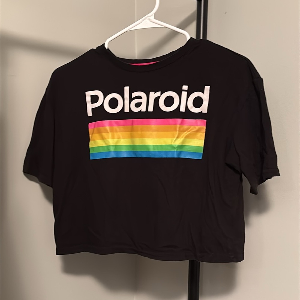 📸 Polaroid Cropped Tee 🌈
